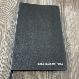 NIV Thinline Bible 2011 Black Bonded Leather Holy Bible Zondervan